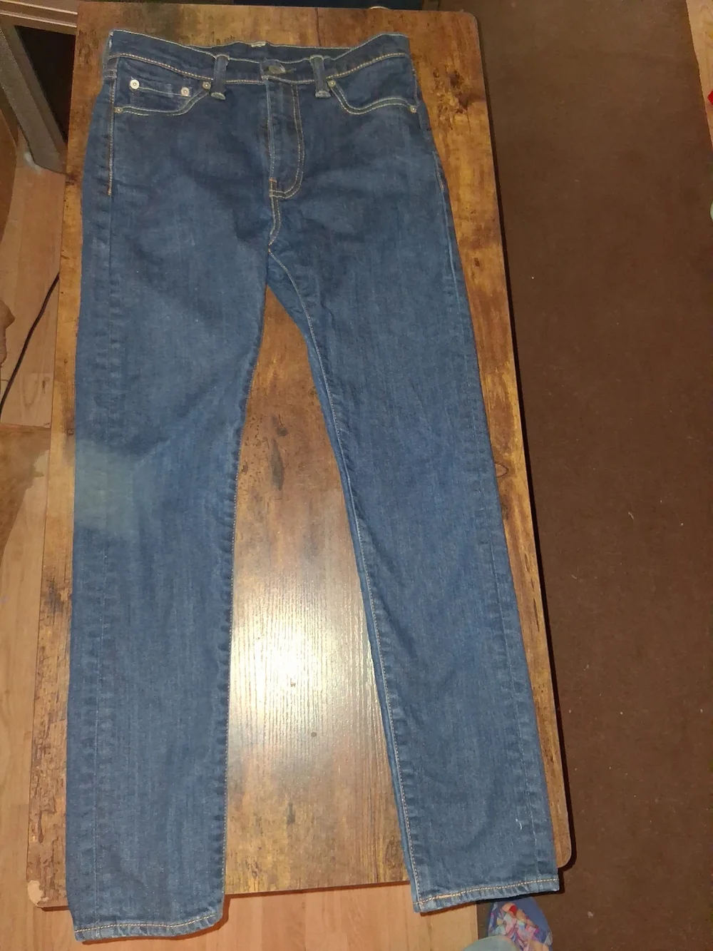 Levi's Men's Blue Denim Jeans - Classic 510 Style Size 30 L 30 Skinny